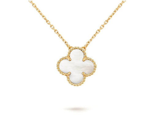 [Riva Jewelry]15MM CLOVER FLOWER PENDANT NECKLACE COLLECTION