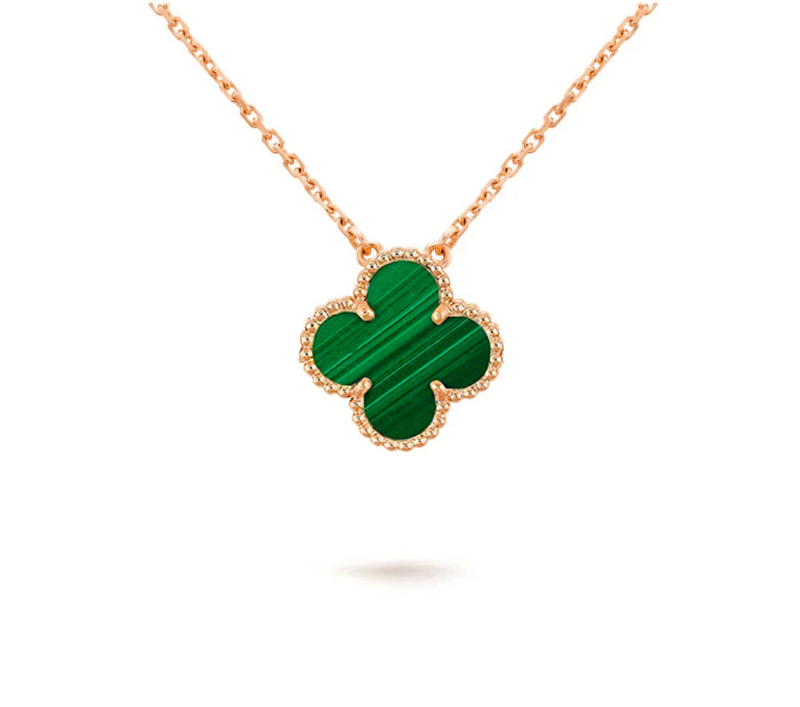 [Riva Jewelry]15MM CLOVER FLOWER PENDANT NECKLACE COLLECTION