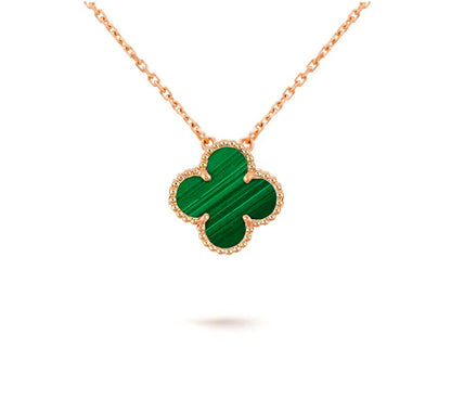 [Riva Jewelry]15MM CLOVER FLOWER PENDANT NECKLACE COLLECTION