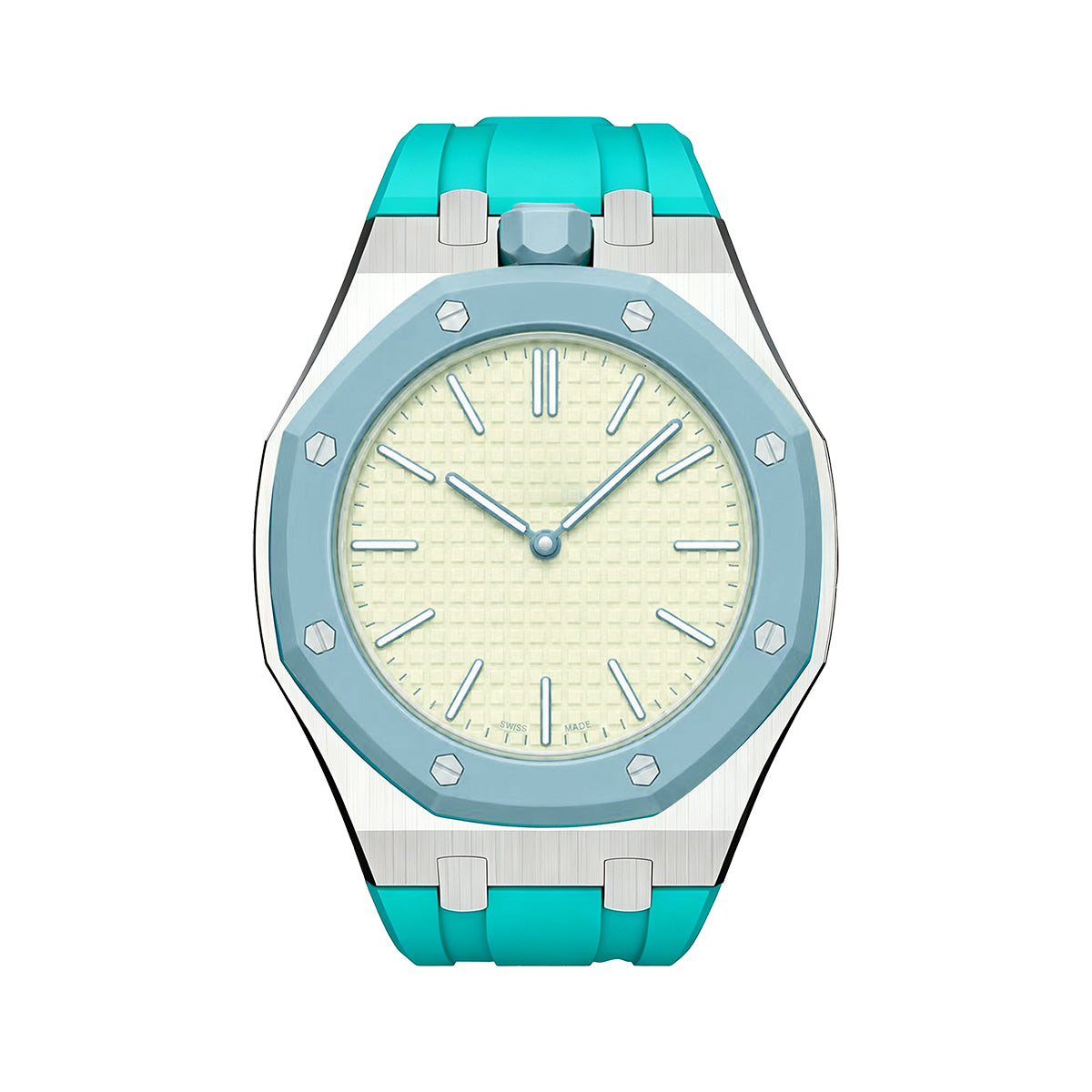 [Riva Jewelry]ROYAL OAK POP EXCLUSIVE STEEL CASE & SILICONE STRAP