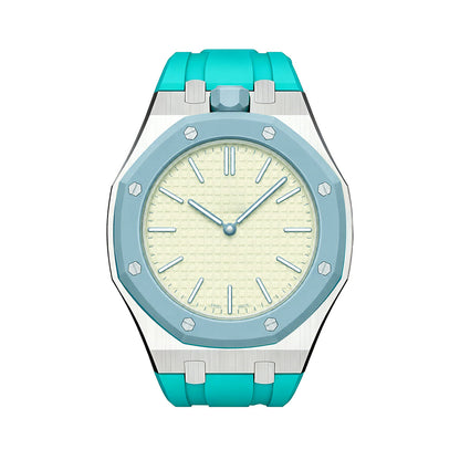 [Riva Jewelry]ROYAL OAK POP EXCLUSIVE STEEL CASE & SILICONE STRAP