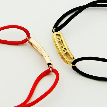 [Riva Jewelry]CARE(S) PAVÉ CORD BRACELET