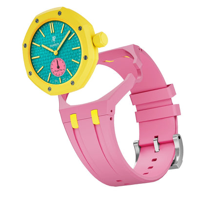 [Riva Jewelry]Royal Oak Pop Exclusive Bioceramic Case & Silicone Strap Mix Color