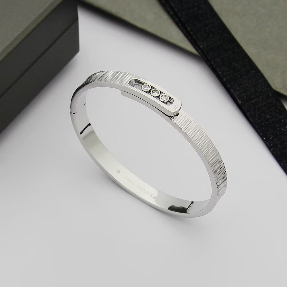 [Riva Jewelry]MOVE NOA CISELÉ BANGLE BRACELET