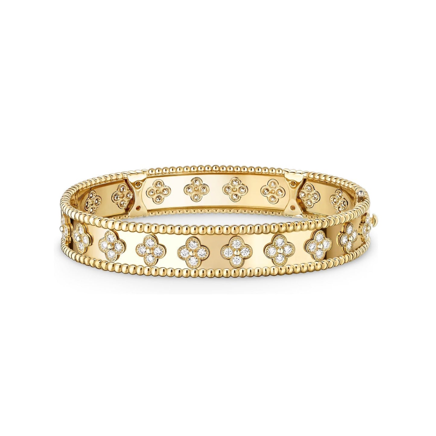 [Riva Jewelry]KALEIDOSCOPE RADIANCE WIDE BANGLE BRACELET