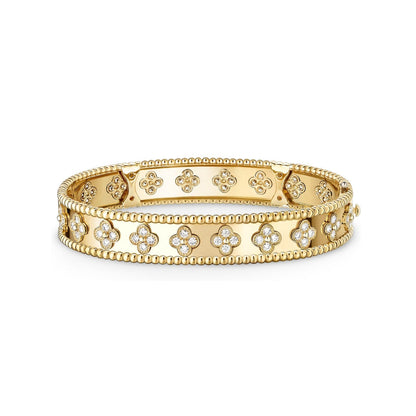 [Riva Jewelry]KALEIDOSCOPE RADIANCE WIDE BANGLE BRACELET