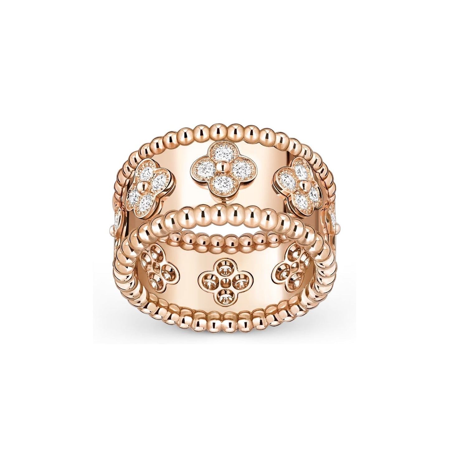 [Riva Jewelry]KALEIDOSCOPE RADIANCE WIDE BAND RING