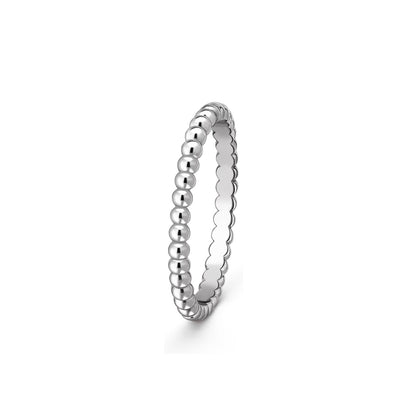[Riva Jewelry]SIGNATURE PERLÉE BEADED BAND RING