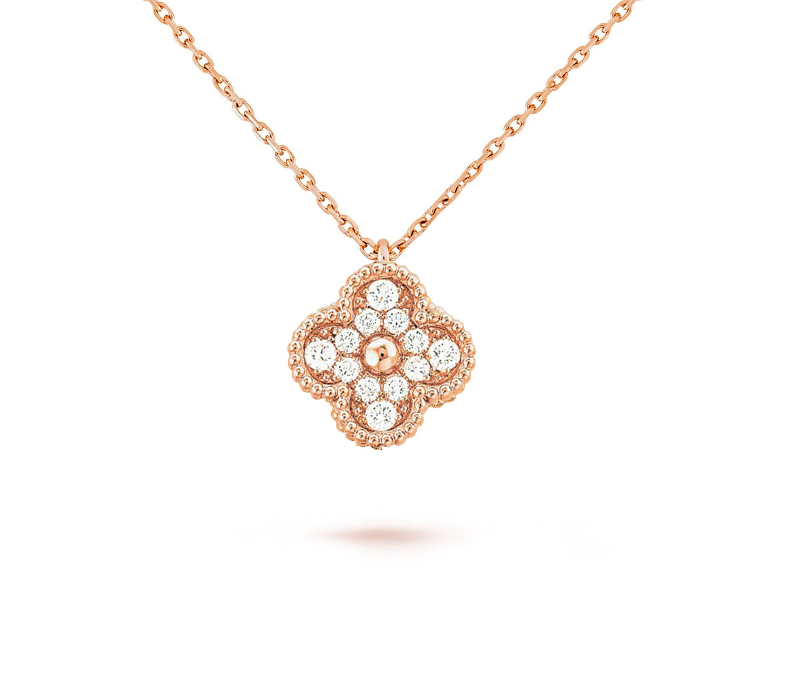 [Riva Jewelry]9.5MM MINI CLOVER PENDANT NECKLACE COLLECTION