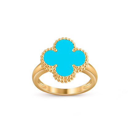 [Riva Jewelry]LUCKY CLOVER VINTAGE GOLD RING COLLECTION