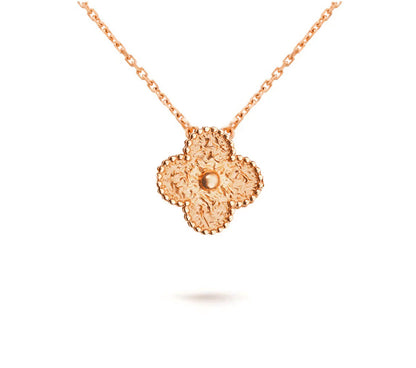 [Riva Jewelry]15MM CLOVER FLOWER PENDANT NECKLACE COLLECTION