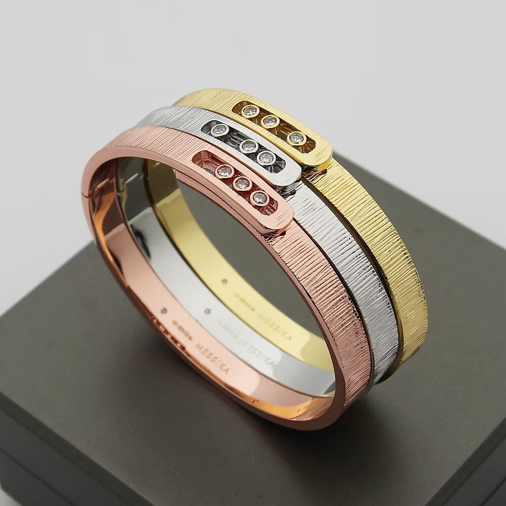 [Riva Jewelry]MOVE NOA CISELÉ BANGLE BRACELET