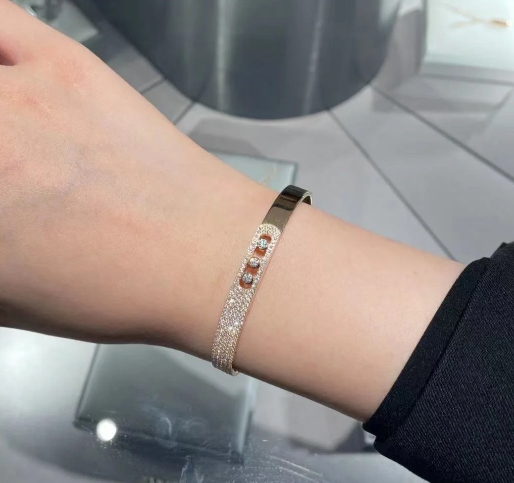 [Riva Jewelry]MOVE NOA PAVÉ DIAMOND BANGLE BRACELET