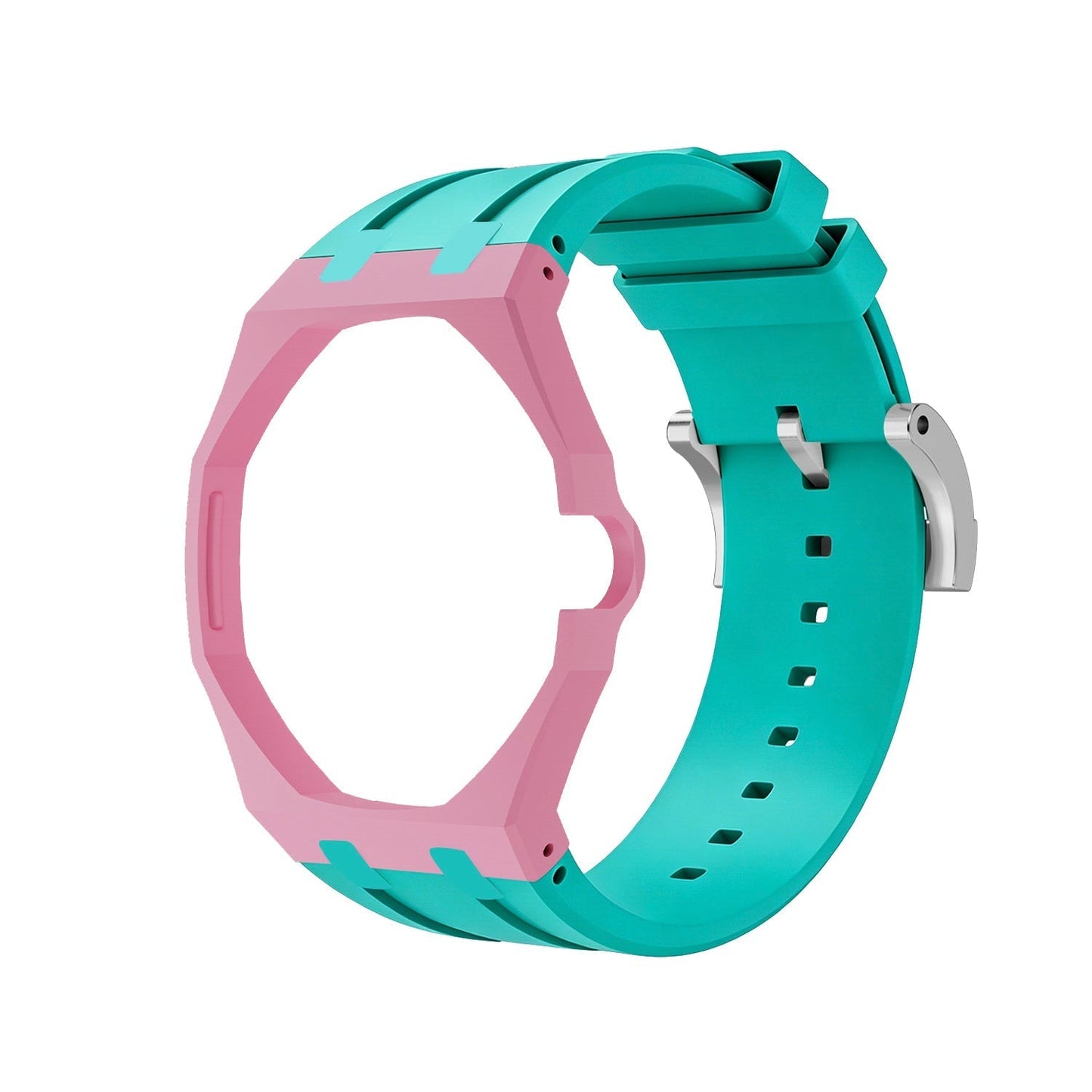 [Riva Jewelry]Royal Oak Pop Exclusive Bioceramic Case & Silicone Strap Mix Color