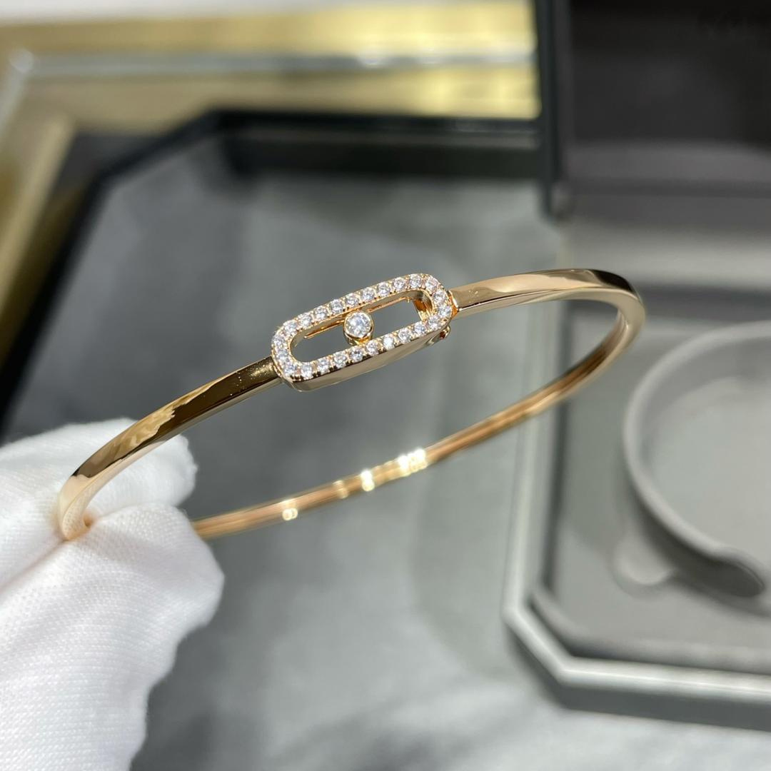 [Riva Jewelry]MOVE UNO PAVÉ FLEX BANGLE (MEDIUM)