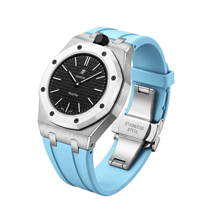 [Riva Jewelry]Royal Oak Pop Exclusive Steel Case & Silicone Strap With Cradle