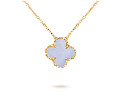 [Riva Jewelry]15MM CLOVER FLOWER PENDANT NECKLACE COLLECTION