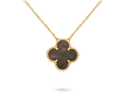 [Riva Jewelry]15MM CLOVER FLOWER PENDANT NECKLACE COLLECTION