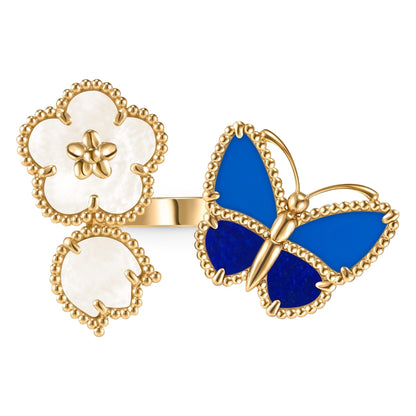 [Riva Jewelry]SPRING BUTTERFLY OPEN RING