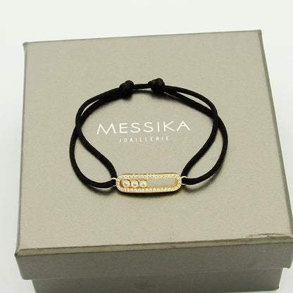 [Riva Jewelry]CARE(S) PAVÉ CORD BRACELET