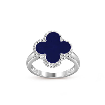 [Riva Jewelry]LUCKY CLOVER VINTAGE WHITE GOLD RING COLLECTION