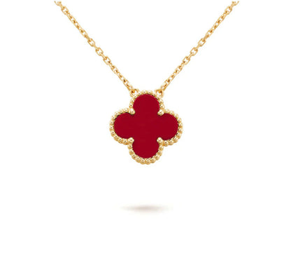 [Riva Jewelry]15MM CLOVER FLOWER PENDANT NECKLACE COLLECTION