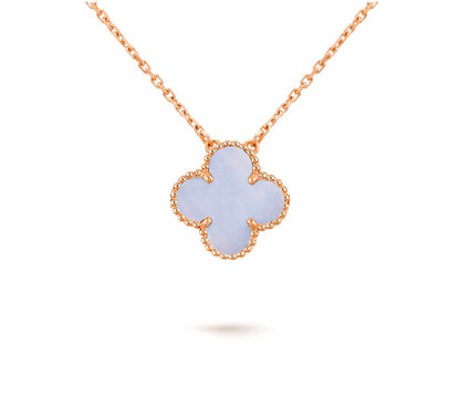 [Riva Jewelry]15MM CLOVER FLOWER PENDANT NECKLACE COLLECTION