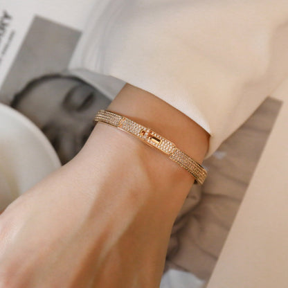 [Riva Jewelry]KELLY BRACELET DIAMOND PAVED