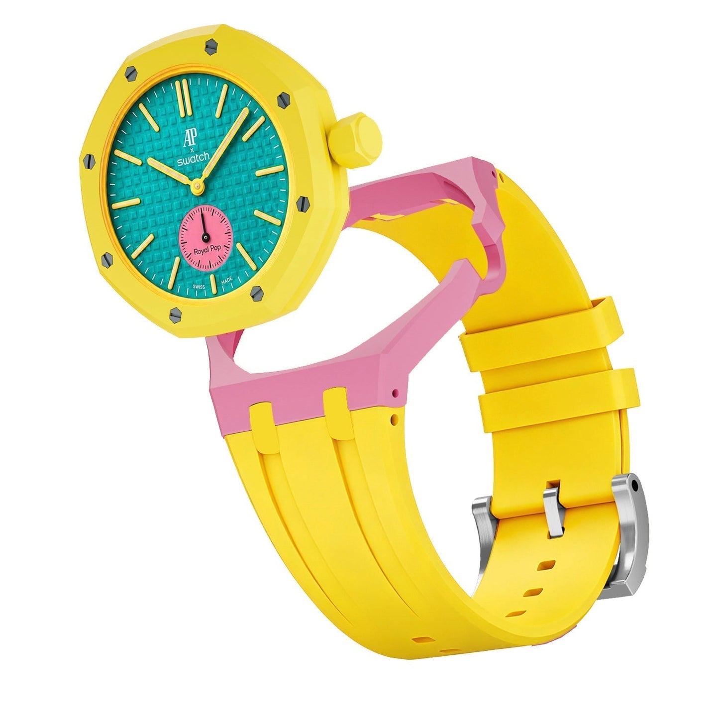 [Riva Jewelry]Royal Oak Pop Exclusive Bioceramic Case & Silicone Strap Mix Color