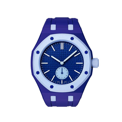 [Riva Jewelry]OAK POP EXCLUSIVE DARK BLUE AND LIGHT BLUE SILICONE STRAP