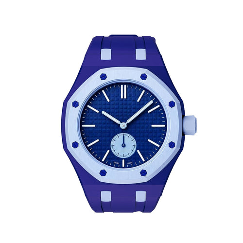 [Riva Jewelry]OAK POP EXCLUSIVE DARK BLUE AND LIGHT BLUE SILICONE STRAP