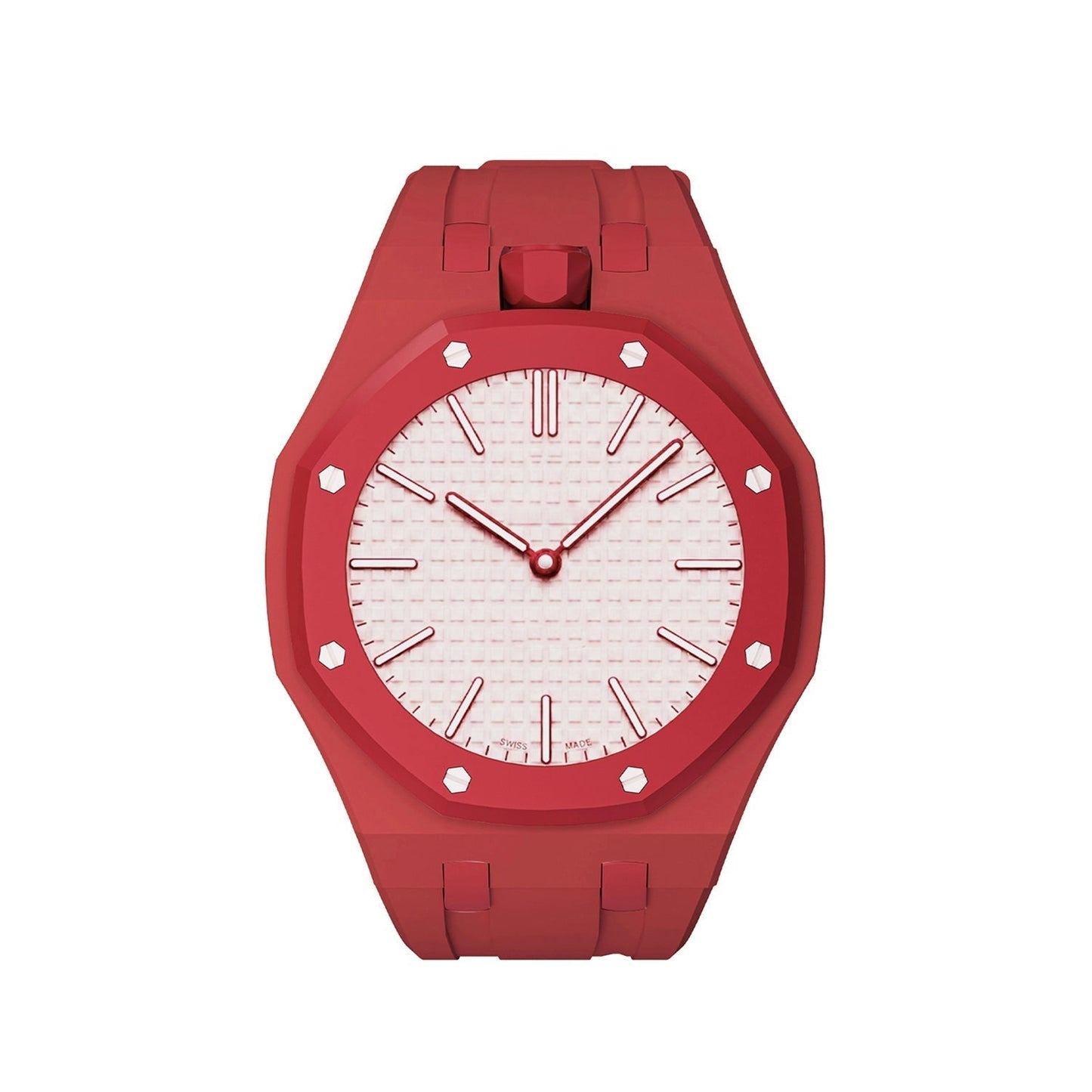[Riva Jewelry]OAK POP EXCLUSIVE RED SILICONE STRAP