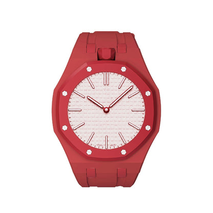 [Riva Jewelry]OAK POP EXCLUSIVE RED SILICONE STRAP