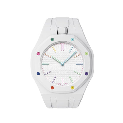 [Riva Jewelry]OAK POP EXCLUSIVE  WHITE SILICONE STRAP