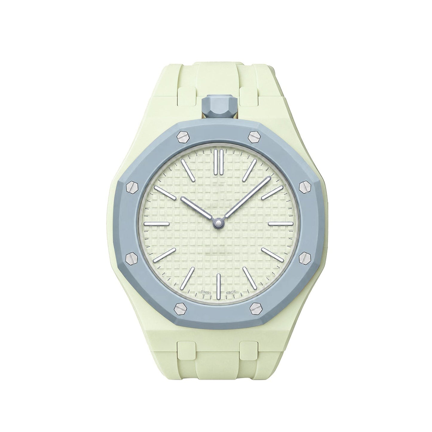 [Riva Jewelry]OAK POP EXCLUSIVE CREAMY YELLOW SILICONE STRAP