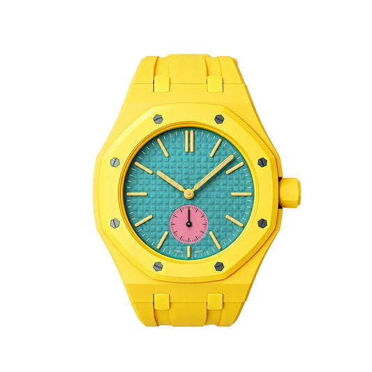 [Riva Jewelry]OAK POP EXCLUSIVE YELLOW SILICONE STRAP