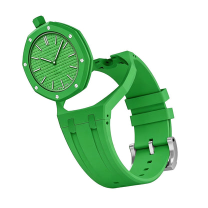 [Riva Jewelry]OAK POP EXCLUSIVE GREEN SILICONE STRAP