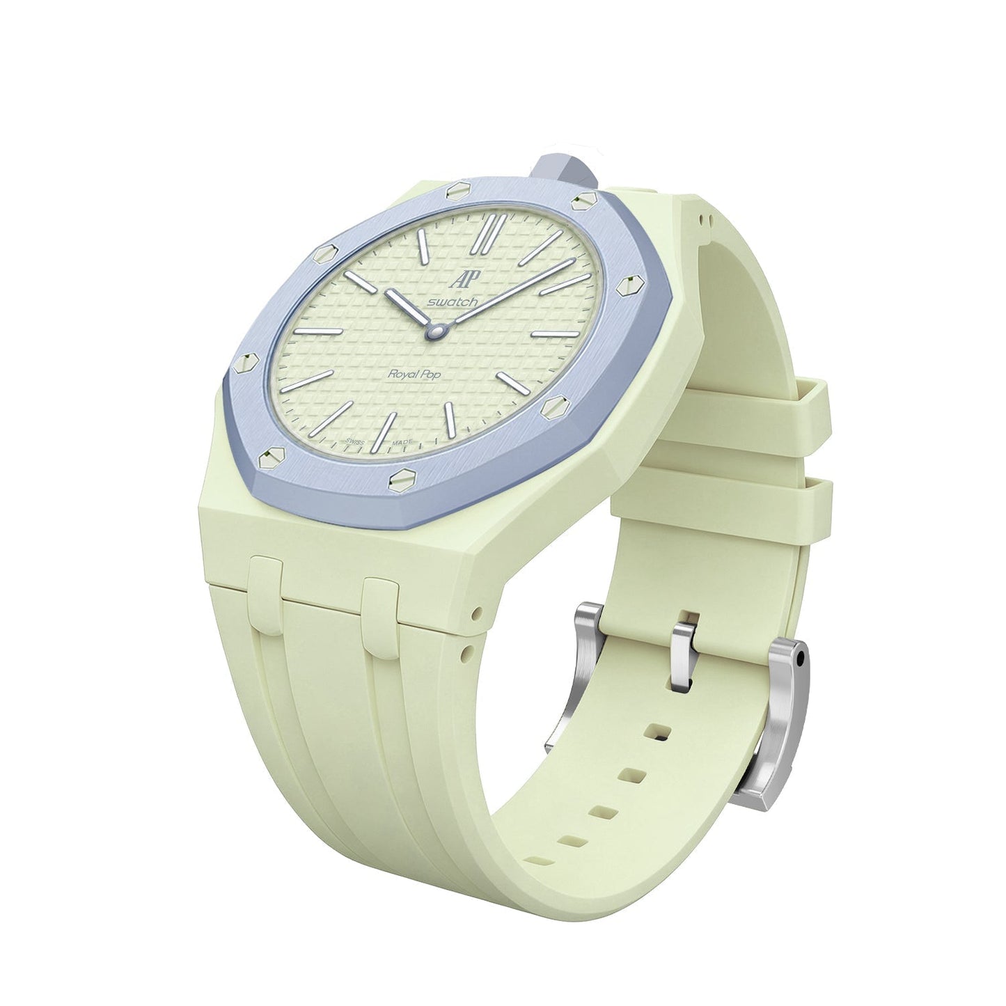 [Riva Jewelry]OAK POP EXCLUSIVE CREAMY YELLOW SILICONE STRAP