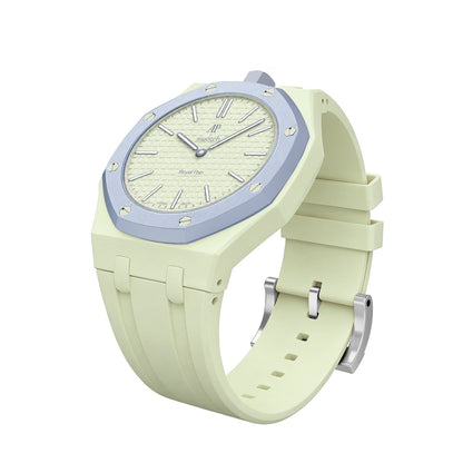 [Riva Jewelry]OAK POP EXCLUSIVE CREAMY YELLOW SILICONE STRAP