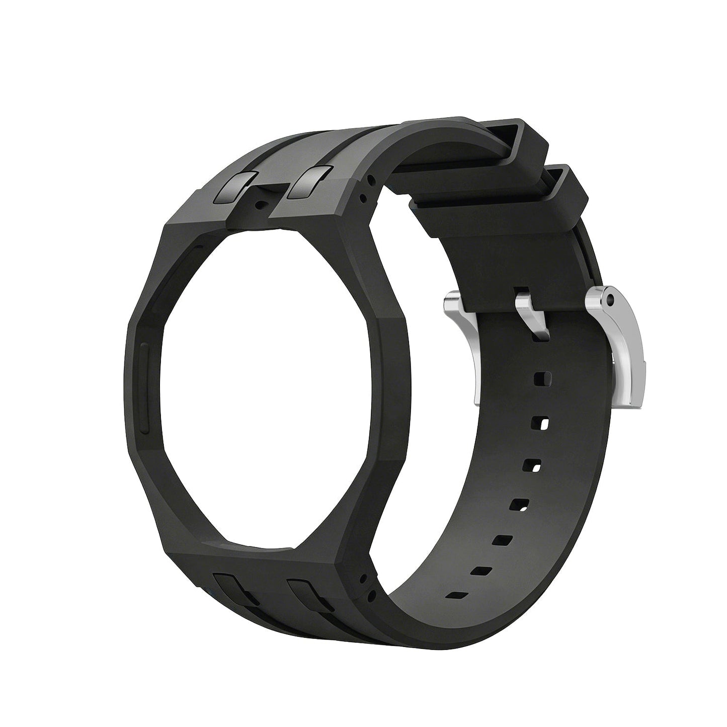 [Riva Jewelry]OAK POP EXCLUSIVE BLACK SILICONE STRAP