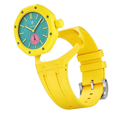 [Riva Jewelry]OAK POP EXCLUSIVE YELLOW SILICONE STRAP