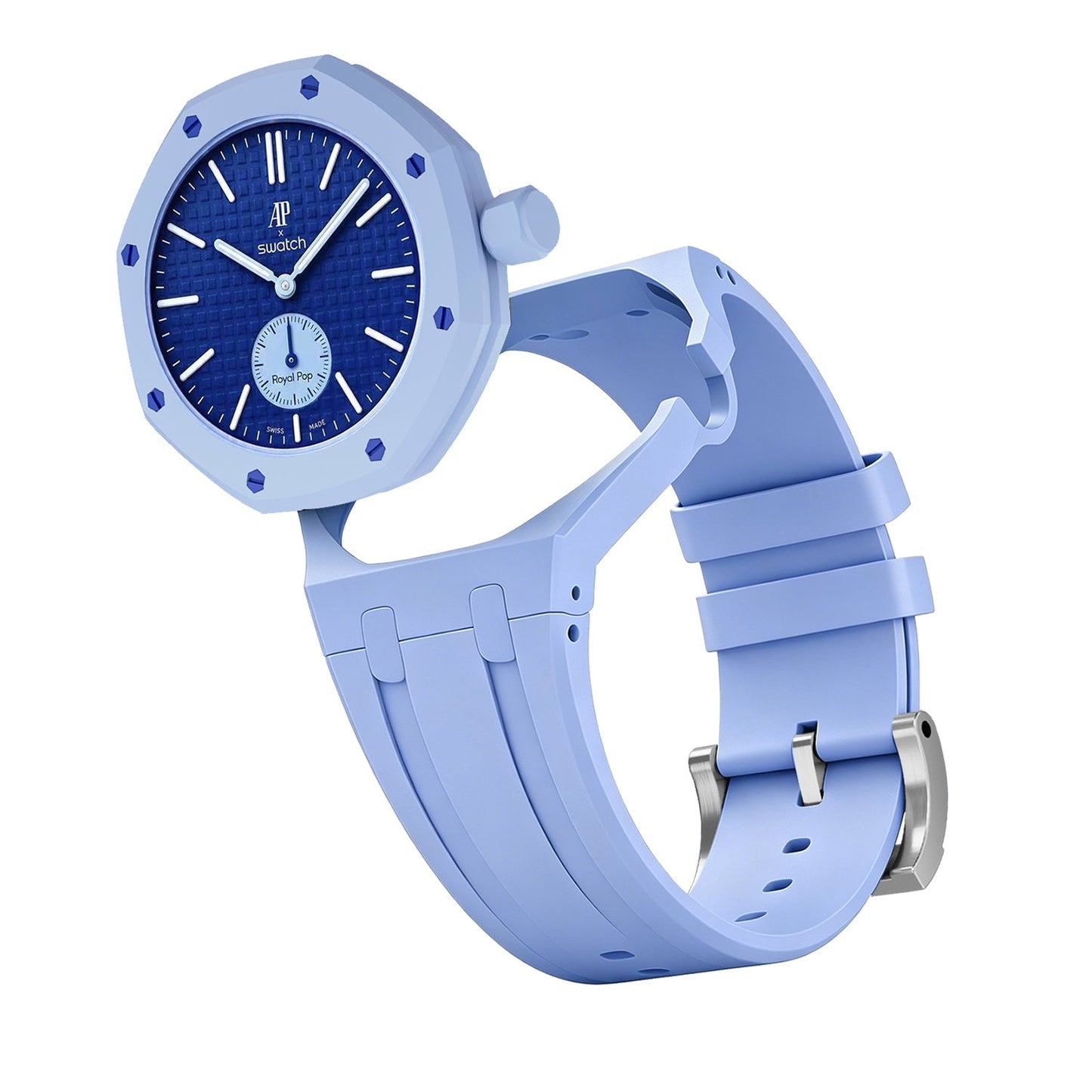 [Riva Jewelry]OAK POP EXCLUSIVE LIGHT BLUE SILICONE STRAP