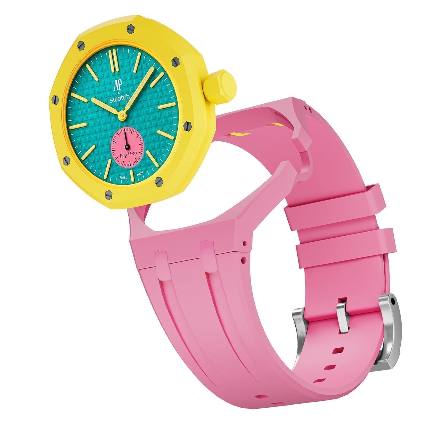 [Riva Jewelry]OAK POP EXCLUSIVE PINK SILICONE STRAP