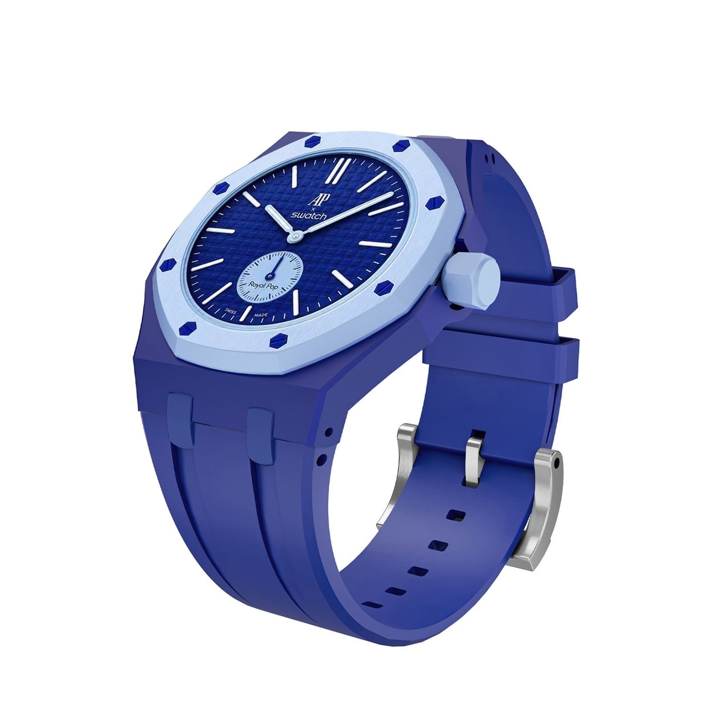 [Riva Jewelry]OAK POP EXCLUSIVE DARK BLUE SILICONE STRAP