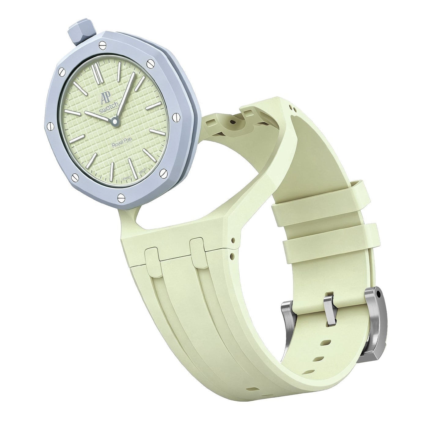 [Riva Jewelry]OAK POP EXCLUSIVE CREAMY YELLOW SILICONE STRAP