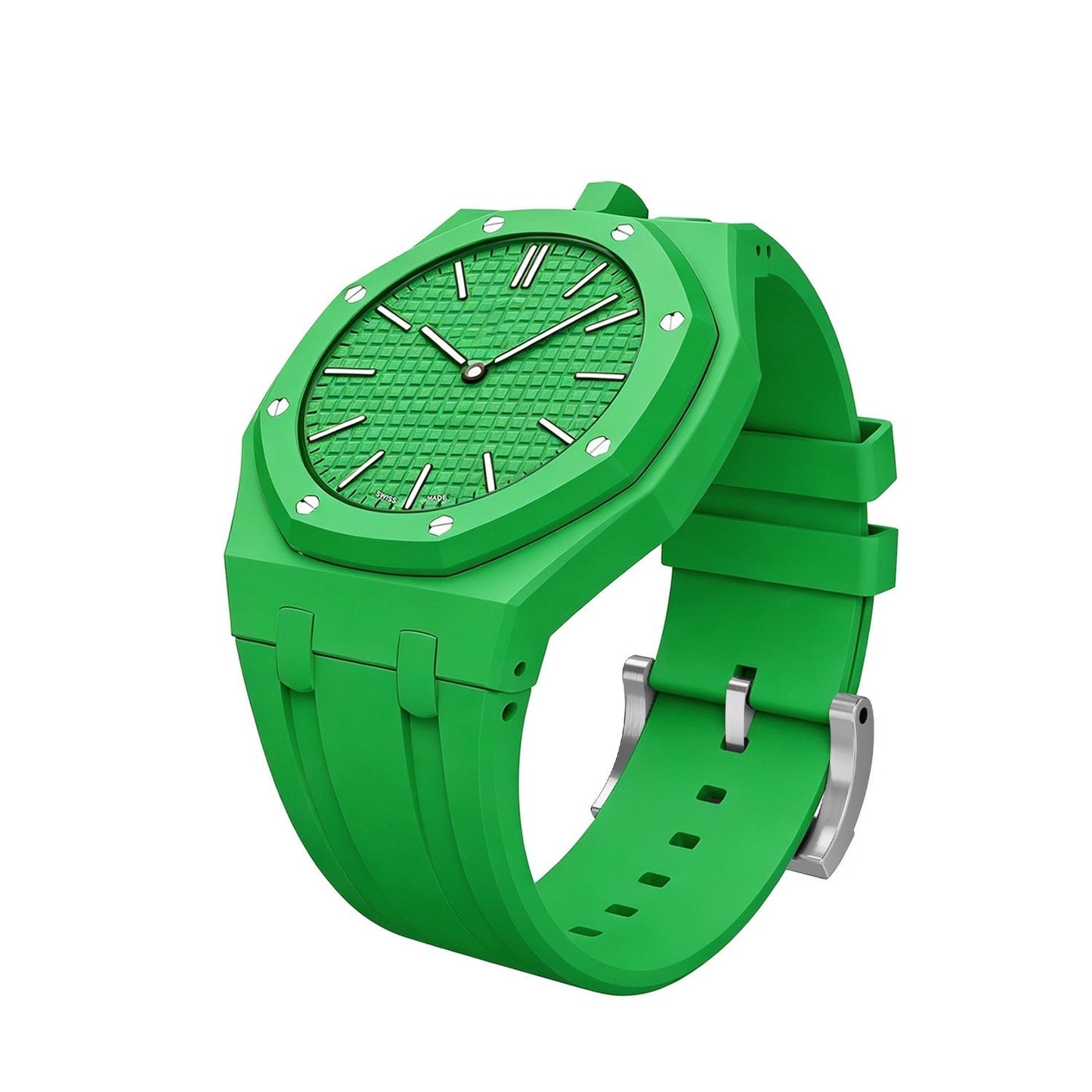 [Riva Jewelry]OAK POP EXCLUSIVE GREEN SILICONE STRAP