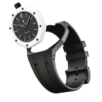 [Riva Jewelry]OAK POP EXCLUSIVE BLACK SILICONE STRAP