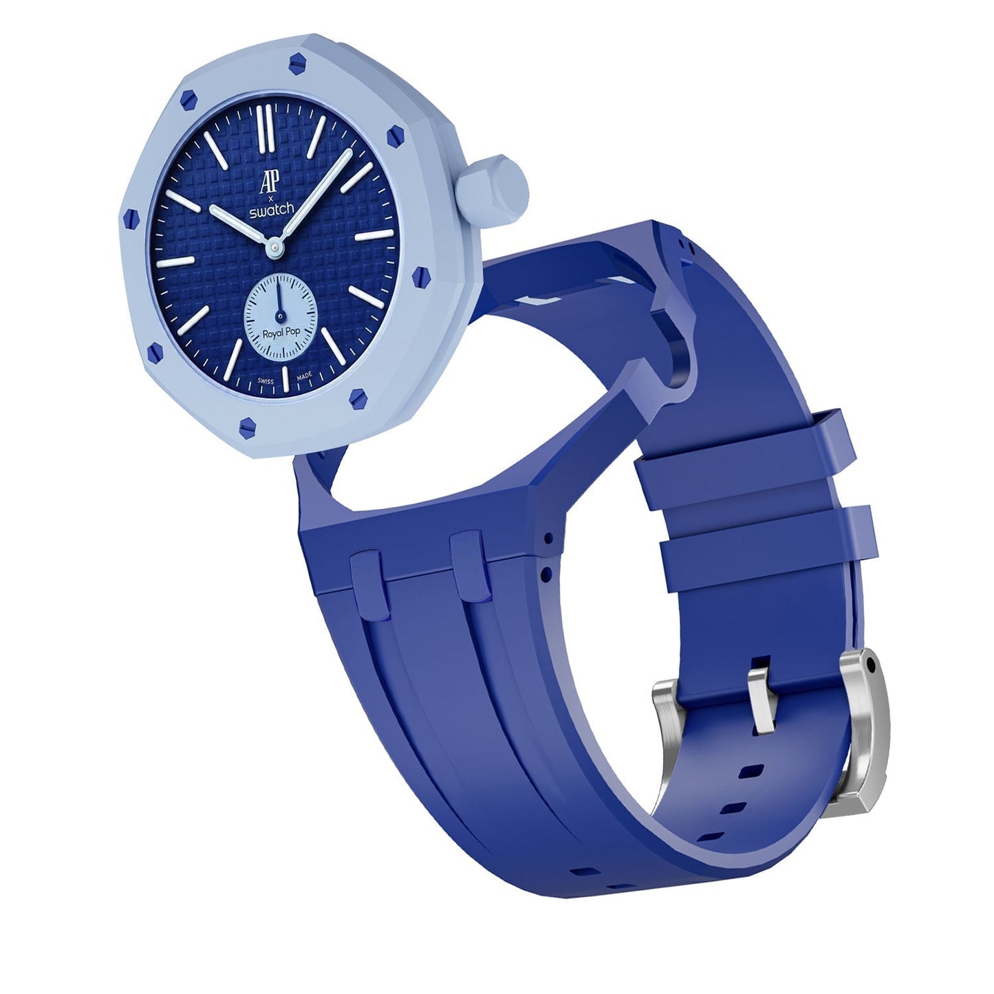 [Riva Jewelry]OAK POP EXCLUSIVE DARK BLUE SILICONE STRAP
