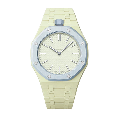 [Riva Jewelry]OAK POP EXCLUSIVE CREAMY YELLOW BIOCERAMIC STRAP