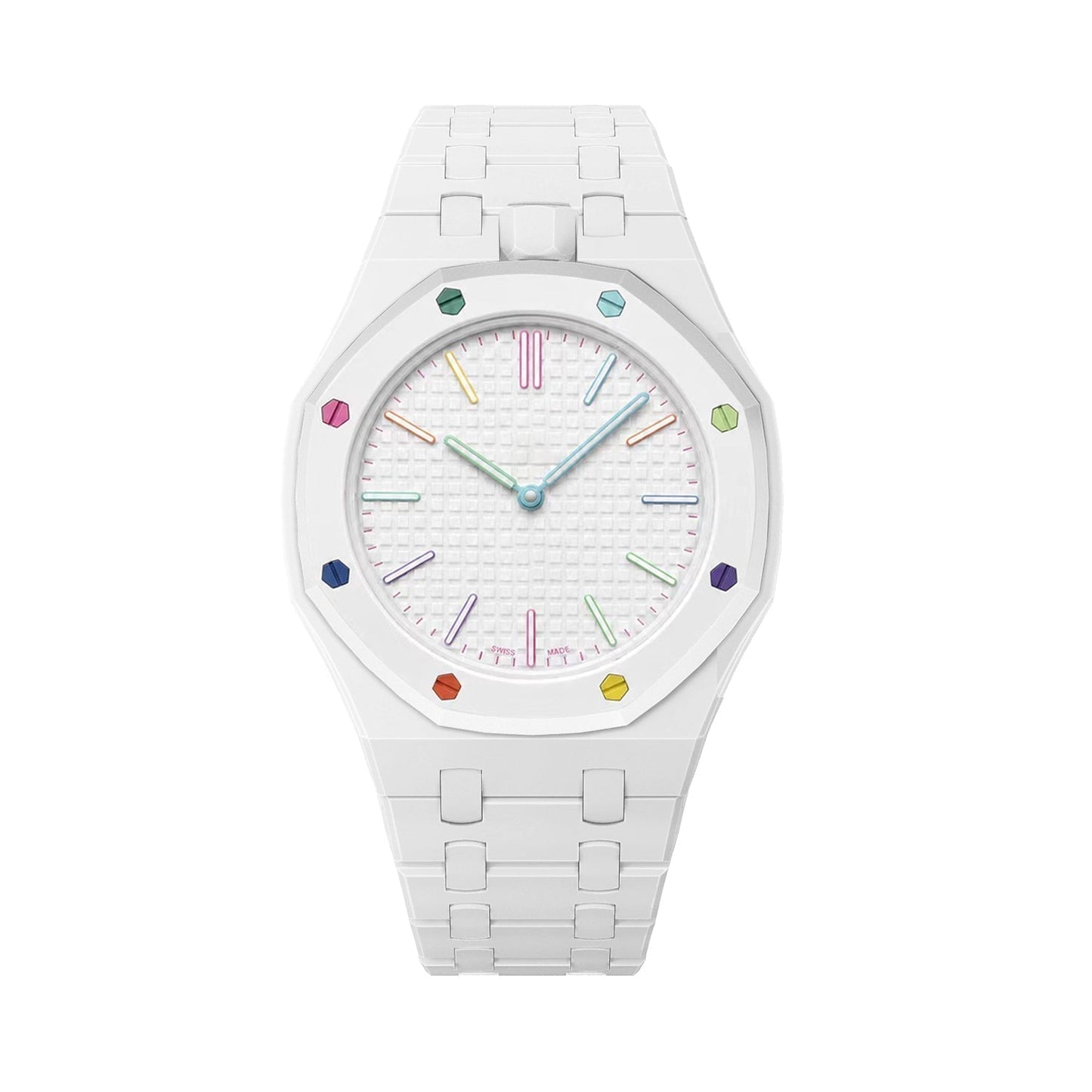 [Riva Jewelry]OAK POP EXCLUSIVE WHITE BIOCERAMIC STRAP